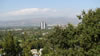View of LA from the skybridge at Universal Studios 