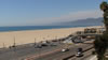 Across the highway to Santa Monica beach 