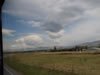 Clouds from the coach 