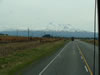 Driving North to Rotorua &ndash; snow capped peaks 