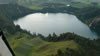 Helicopter flight over lake Rotorua to Mount Tarawera 