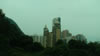 Hong Kong, on the way up the peak tram 