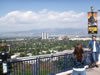 Looking across LA from the skybridge to the lower lot 