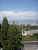 Looking across LA from the skybridge to the lower lot 