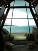Lake Pukaki &ndash; through the observation window 